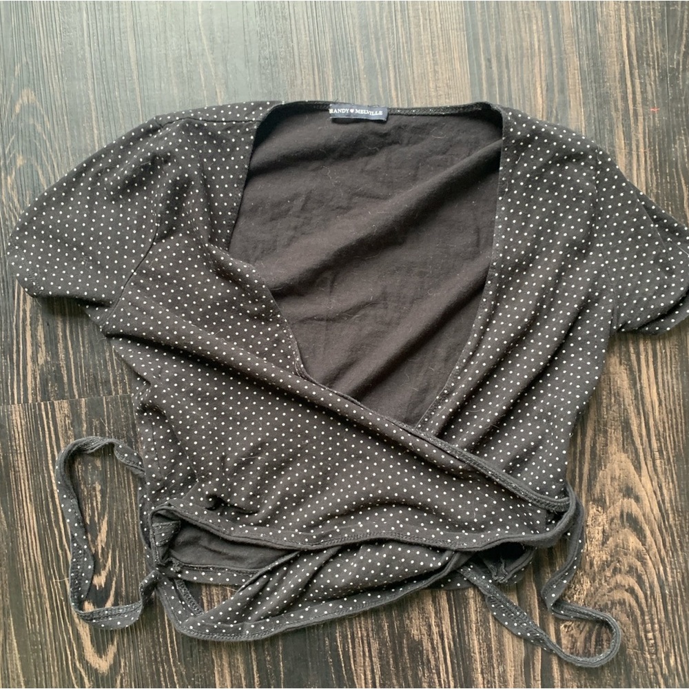 Brandy Melville Wrap Crop Top